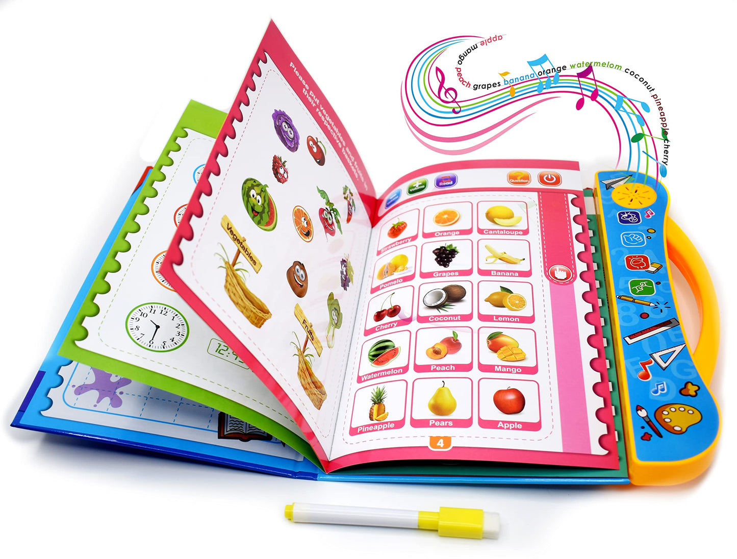 ToyCastle's Early Home Schooling Touch & Learn Sound Book
