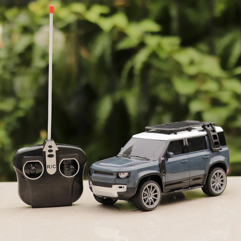 ToyCastle's Remote Control Defender Car | High-Speed Off-Road RC Car with Led Lights | Rechargeable Battery