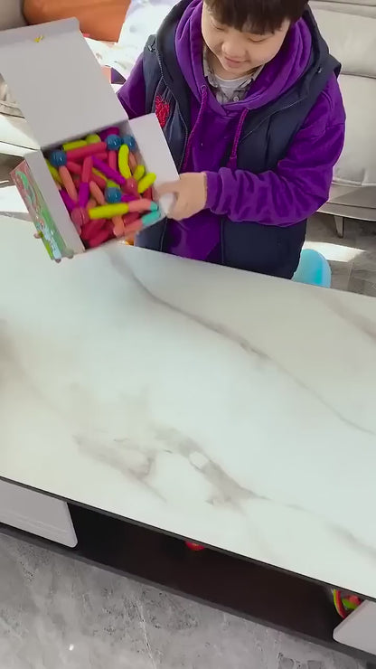 ToyCastle's Magnetic Sticks – Creative Building Blocks for Kids 3-5 Years